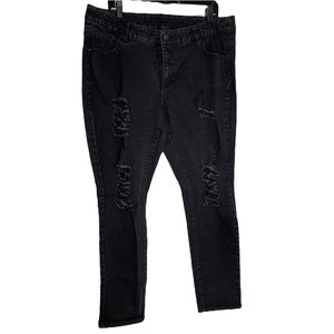 Women's Distressed stretch jeans from Kate & Charlie Sz 16W